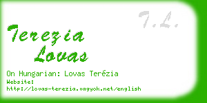terezia lovas business card